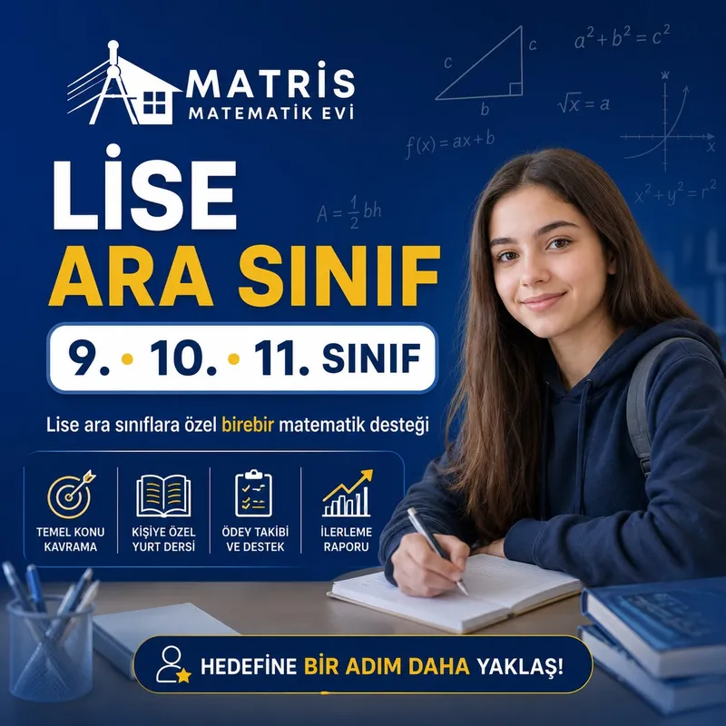 Lise Ara Sınıf Gelişim Paketi | 10 Ders Online Birebir Ders Paketi