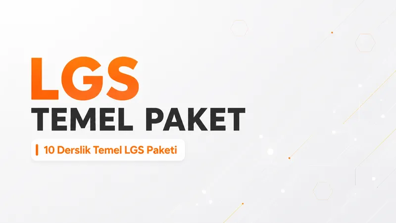 10 Derslik temel LGS paketi